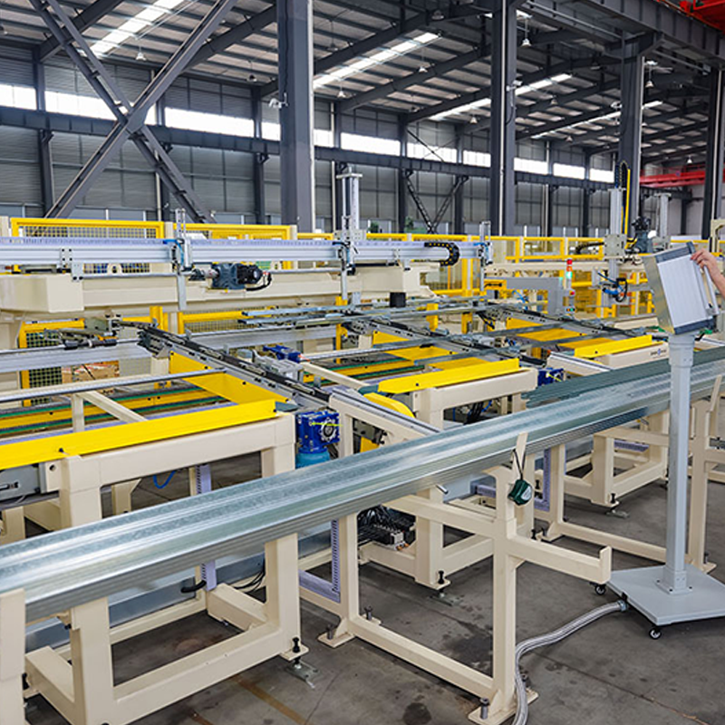 Máquina envasadora automática de perfiles metálicos