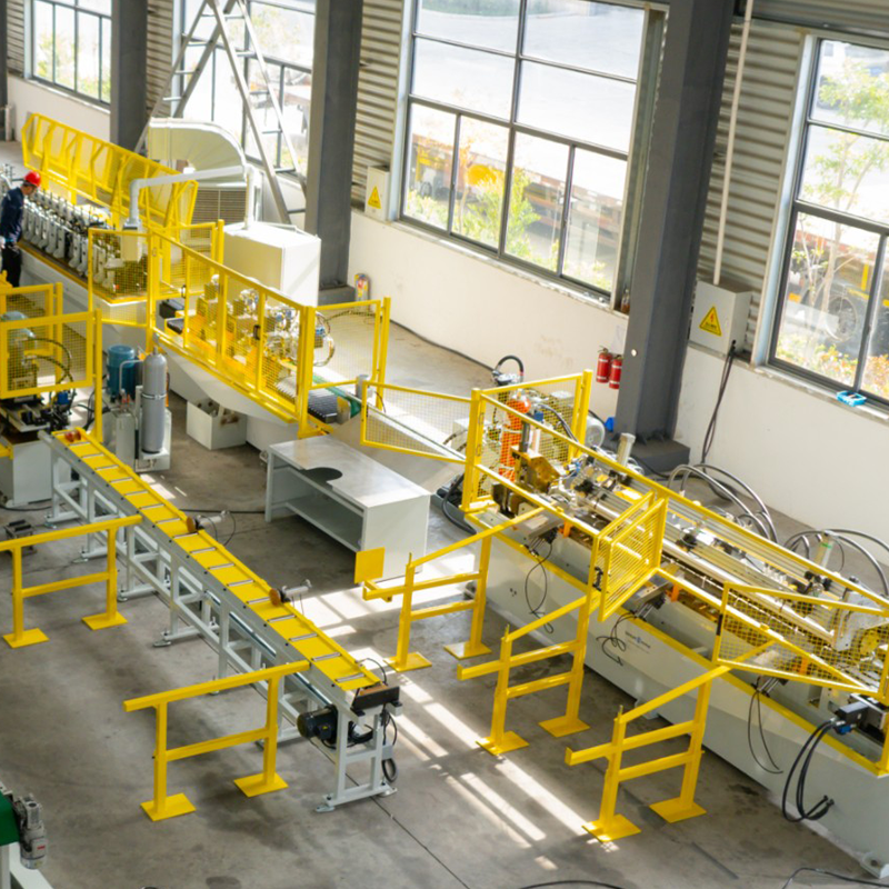 Máquina perfiladora de rejilla de barras en T principal y transversal