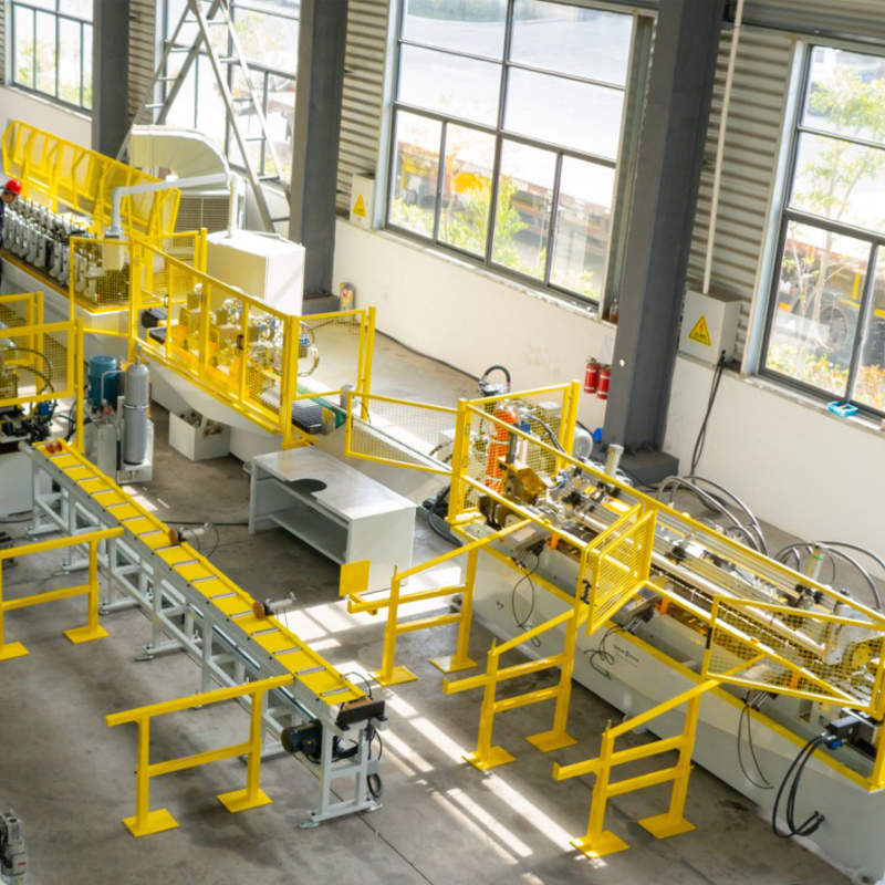 Máquina formadora de rollos de casetes de puntal